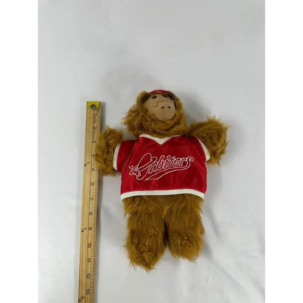 Vintage ALF Hand Puppet Sports Jersey #1 1980s Stuffed Plush Toy